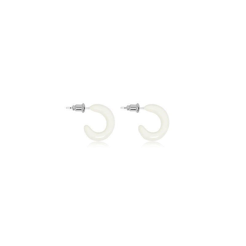 Gloss C-Curve Stud Earrings