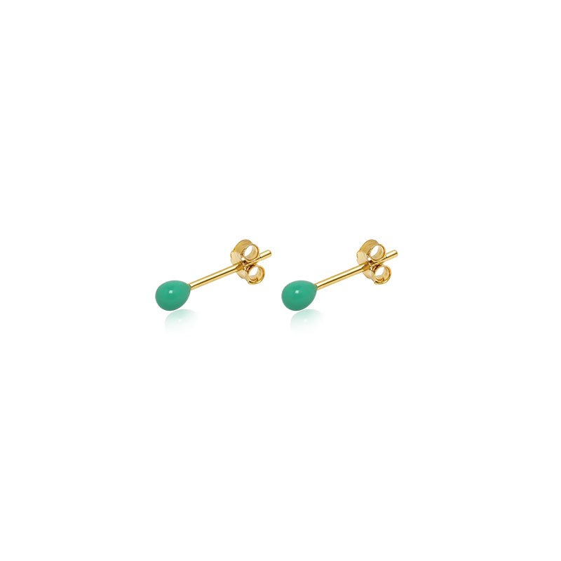 Color Dot Stud Earrings