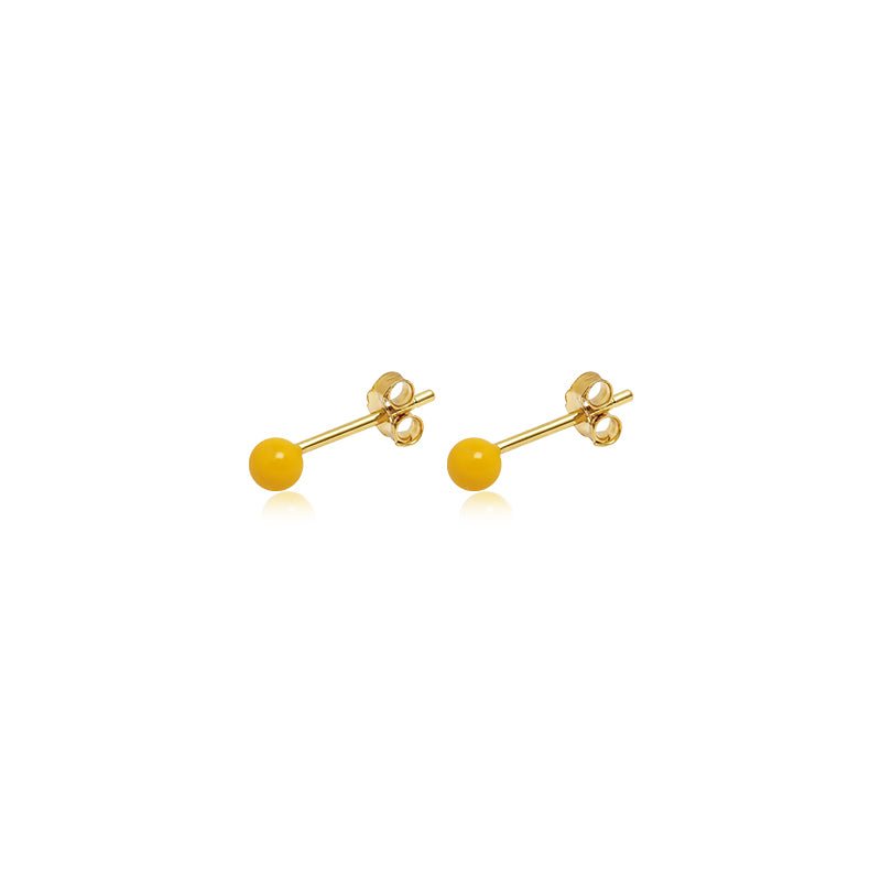 Color Dot Stud Earrings