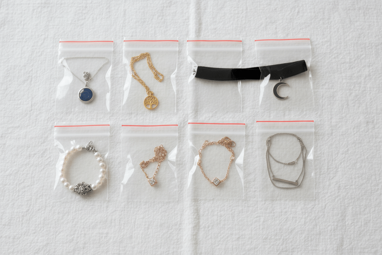 How To Pack Necklaces So They Don't Get Tangled