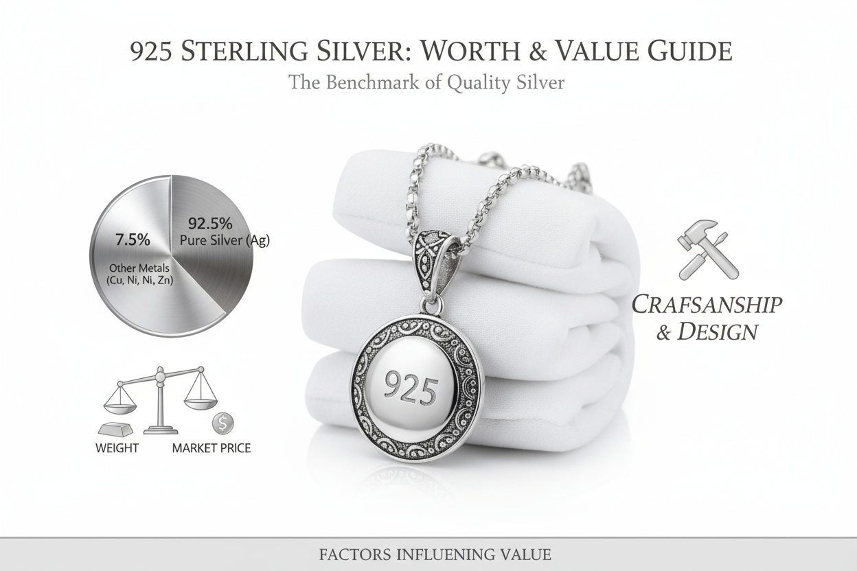 How Much Is 925 Sterling Silver Worth?