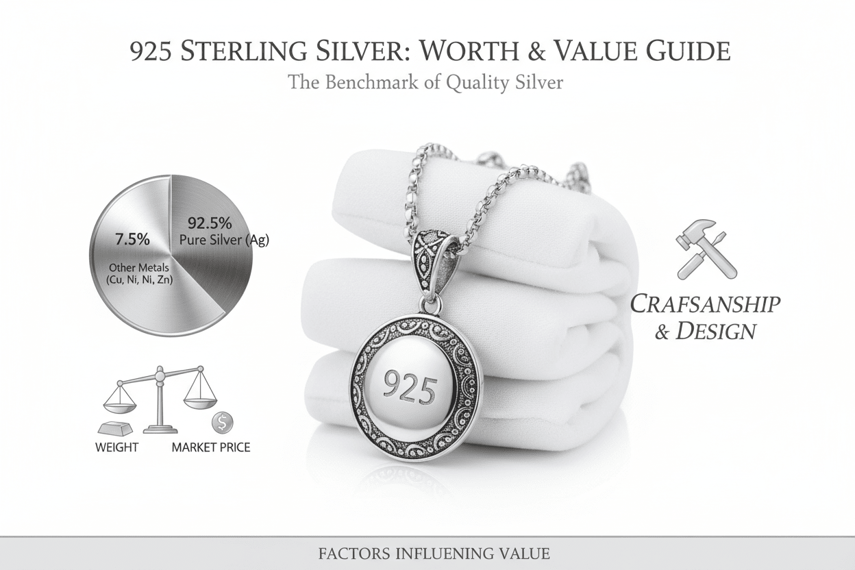 How Much Is 925 Sterling Silver Worth?