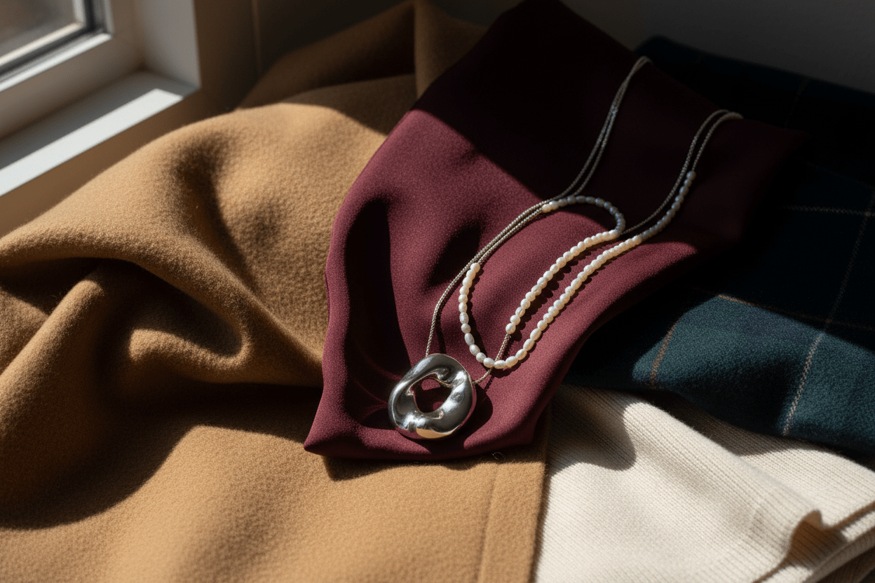 12 Ways I’d Style Necklaces With Fall Clothes