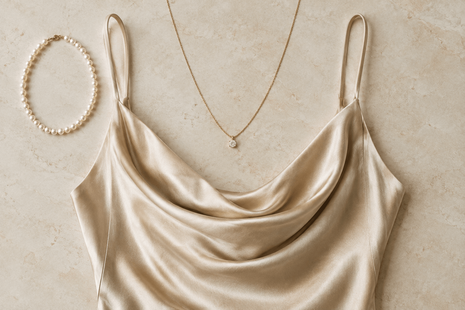 Best Necklaces for a Cowl Neck Dress