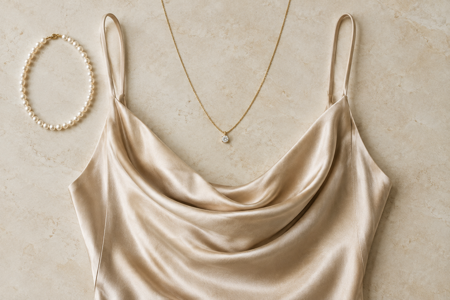 Best Necklaces for a Cowl Neck Dress