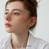 Enamel Heart Petite Stud Set