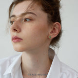 Enamel Heart Petite Stud Set