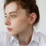 Enamel Heart Petite Stud Set