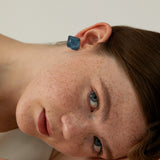 Ripple Square Acrylic Stud Earrings