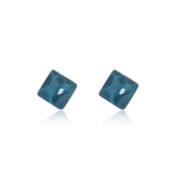 Ripple Square Acrylic Stud Earrings