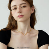 Heart Duo Layered Pendant Necklace