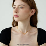 Heart Duo Layered Pendant Necklace