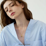 Heart Duo Layered Pendant Necklace