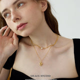 Heart Duo Layered Pendant Necklace