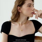 Heart Duo Layered Pendant Necklace