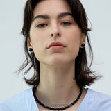 Natural Gemstone Duo Stud Earrings