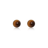 Natural Gemstone Duo Stud Earrings