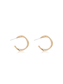 Ripple Twist Hoop Earrings - Grace Studio