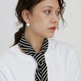 Enamel Heart Clip-On Earrings