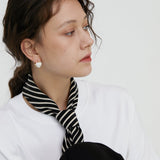 Enamel Heart Clip-On Earrings