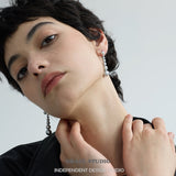 Layered Pearl Gradient Drop Earrings