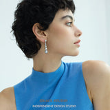 Layered Pearl Gradient Drop Earrings