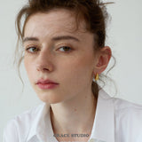 Twist Form Hoop Earrings