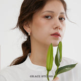 Radiant Curve Baguette Hoop Earrings