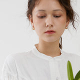 Radiant Curve Baguette Hoop Earrings