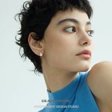 Classic Pearl Drop Stud Earrings