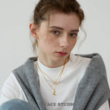 Western Heart Charm Necklace Set