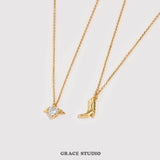 Western Heart Charm Necklace Set