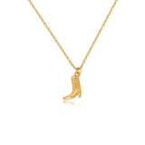 Western Heart Charm Necklace Set