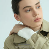 Minimalist Bar Pearl Stud Earrings