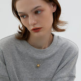 Orbit Sphere Metal Necklace