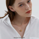 Orbit Sphere Metal Necklace