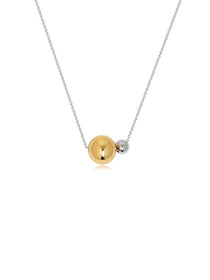 Orbit Sphere Metal Necklace - Grace Studio