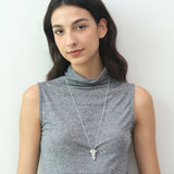 Whimsical Grape Cluster Pendant Necklace