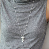 Whimsical Grape Cluster Pendant Necklace