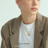 Amour Heart Charm Pendant Necklace