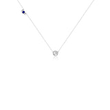 Twist Disc Brass Necklace