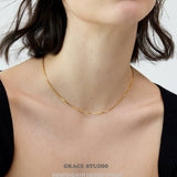 Minimalist Snake Chain Necklace