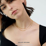 Minimalist Snake Chain Necklace