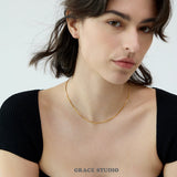 Minimalist Snake Chain Necklace