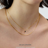 Minimalist Snake Chain Necklace