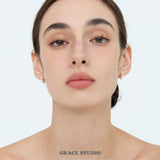 Elegant Pearl Trio Huggie Earrings