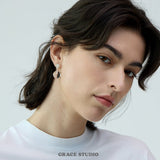 Duo Sphere Resin Stud Earrings