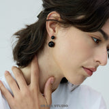 Duo Sphere Resin Stud Earrings