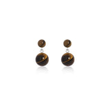 Duo Sphere Resin Stud Earrings