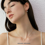 Radiance Round Zirconia Pendant Necklace